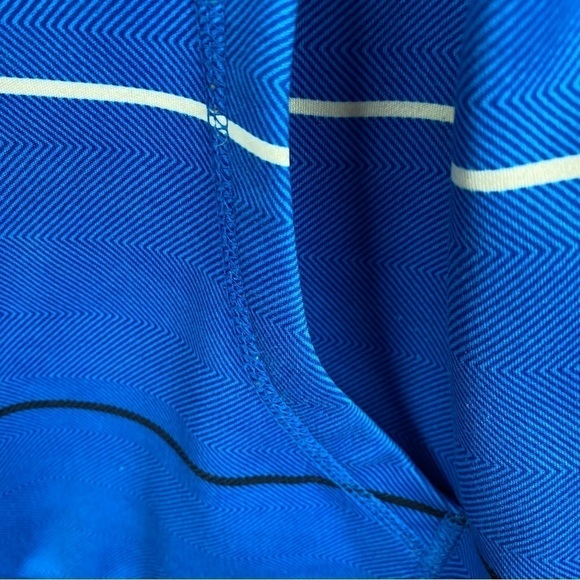 Burton Mens Snowboard Dryride Hoodie Sweater Small Blue Striped - Picture 9 of 15